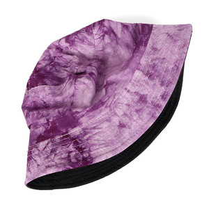 Chapeau Bob Réversible Personnalisé Tie-Dye en Mélange de Coton, Double Face, à Large Bord, pour l'Extérieur, Protection Solaire, Style Pêcheur - Product Image 6