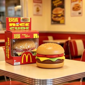 Jouet Squishy McDonald's Nice Cube Burger, Super Solide, à Remontée Lente, Anti-Stress, Jouet Sensoriel Fidget pour Enfants et Adultes, Cadeau - Product Image 5