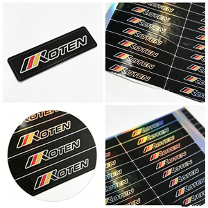 Customised <b>security</b> holographic <b>stickers</b>, gold holographic labels, 3D authenticity holographic labels - Product Image 6