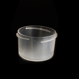 Gobelets d'échantillonnage jetables en plastique transparent avec couvercles à vis, gobelets à urine, gobelets à mucosités, gobelets à échantillons avec couvercles, 60 ml - Product Image 1
