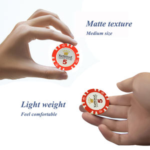 14g赌场黑杰克蒙特卡洛粘土金属税扑克筹码集纸牌游戏的扑克筹码 - Product Image 4