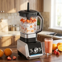 Mixeur de cuisine multifonction 3-en-1 2500 ml, robuste, usage commercial et domestique, pour glace et smoothies