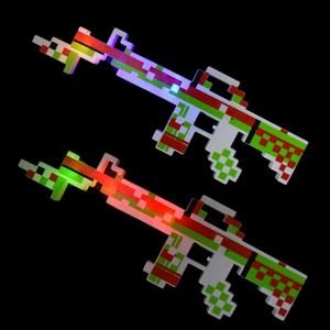 Clignotant Pixel <span class=keywords><strong>Blaster</strong></span> Pistolet LED Allument Jouet Pixel Mosaïque pistolet - Product Image 5