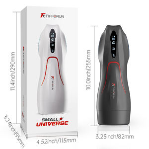 Produit <span class=keywords><strong>sexuel</strong></span> pour adultes Écran LCD entièrement étanche 9 modes de vibration/9 modes de succion Coupe de masturbateur masculin automatique à poussée rotative - Product Image 4