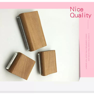 Factory Customized Wooden Handle Stainless Steel <b>Pet</b> Cat Dog Hair Removal Massage Comb Dog Grooming <b>Brush</b> - Product Image 2