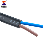 12/2 10/2 W/G wasserdichtes flexibles PVC-Silikon-Flach-Tauchpumpen kabel Gummi-Stromkabel
