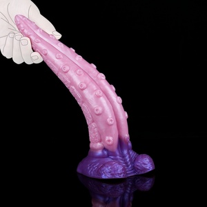 FAAK-G184 Nuevo Masturbador Sexual de Silicona Suave, Dildo con Lengua de Dragón, Simulación de Dildo de Pulpo, Tapón Anal Erótico - Product Image 2