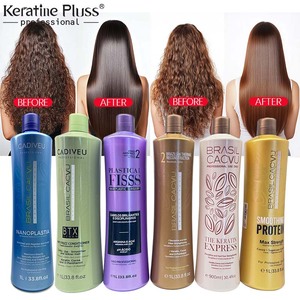 Tratamiento Capilar Profesional de Keratina Brasileña con Proteína de Cacao para Alisado y Nanoplastia - Product Image 2