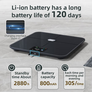 3.5 इंच नए उन्नत एलटो स्मार्ट स्केल उच्च सटीकता माप डिजिटल बाथरूम स्केल ब्लूटूथ वाई-फाई सिंक्रोनस स्केल - Product Image 4