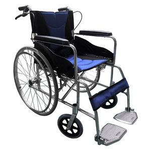 Silla de ruedas manual RJ-W868L ligera, plegable y portátil para ancianos y discapacitados con diseño de soporte cruzado - Product Image 4