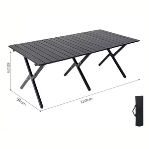 Best Selling Portable <b>Folding</b> Aluminum Alloy Egg Roll Camping <b>Table</b> for Outdoor <b>Picnic</b> Barbecue - Product Image 1