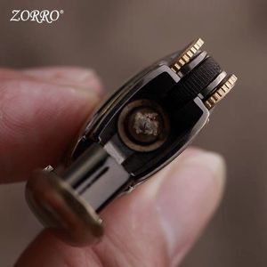 Nuevo encendedor de queroseno Zoro rueda de arena a prueba de viento creativo sol persiguiendo encendedor personalizado para hombres como regalo - Product Image 5