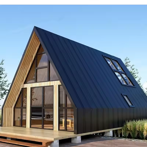 High Quality <b>Triangle</b>-roof-prefab-house Steel Material <b>Triangle</b> Roof Structure 3 bedroom 2 bath <b>light</b> steel prefab home - Product Image 1