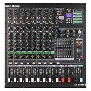 BE-10 Procesador de audio 16 DSP Nightclub Recording Broadcast Studio Singing Mixer con ecualizador dual de 7 bandas y mezclador de 10 canales - Product Image 5