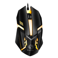 Nouveau clavier mécanique de jeu ultra-fin imperméable avec rétroéclairage LED arc-en-ciel et souris filaire