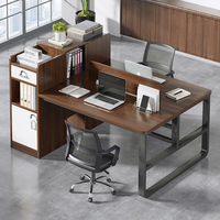 Bureau de travail de designer à bon prix, bureau d'ordinateur en bois / Bureau de luxe pour 4 personnes, mobilier de bureau