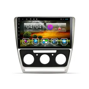 2 Din 10.1 Inch Android for Skoda Octavia 2007-2014 Full Touch Car Multimedia Wifi GPS Navigation System Autoradio with Frame