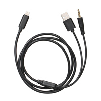 Cable de Audio y Adaptador de Repuesto para Interfaz BMW Mini iPod iPhone 5 6 7 8 X SE