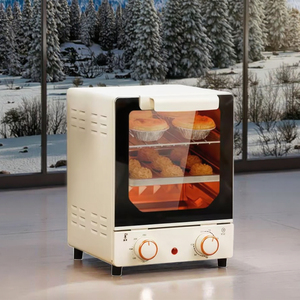 <span class=keywords><strong>Mini</strong></span> <span class=keywords><strong>Horno</strong></span> Eléctrico Vertical de 15L con 3 Posiciones de Horneado, Multifuncional, a Prueba de Explosiones, Seguro <span class=keywords><strong>para</strong></span> Uso Doméstico y Hotelero - Product Image 3
