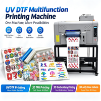 Imprimante UV DTF Qinyu A3 pour films AB 30 cm, machine d'impression de films de transfert UV pour étiquettes froides