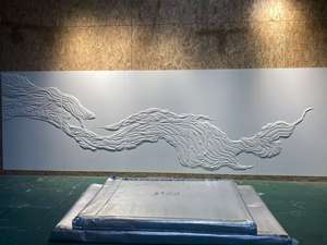 Kunden spezifische 3D Modern Classic Leder Wand paneel für Wohnzimmer European TV Hintergrund Wand Feuchtigkeit beständige feuerfeste Funktionen - Product Image 4