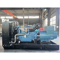 Groupe électrogène diesel refroidi par eau de type ouvert 500 kW, générateur diesel 625 kVA à vendre