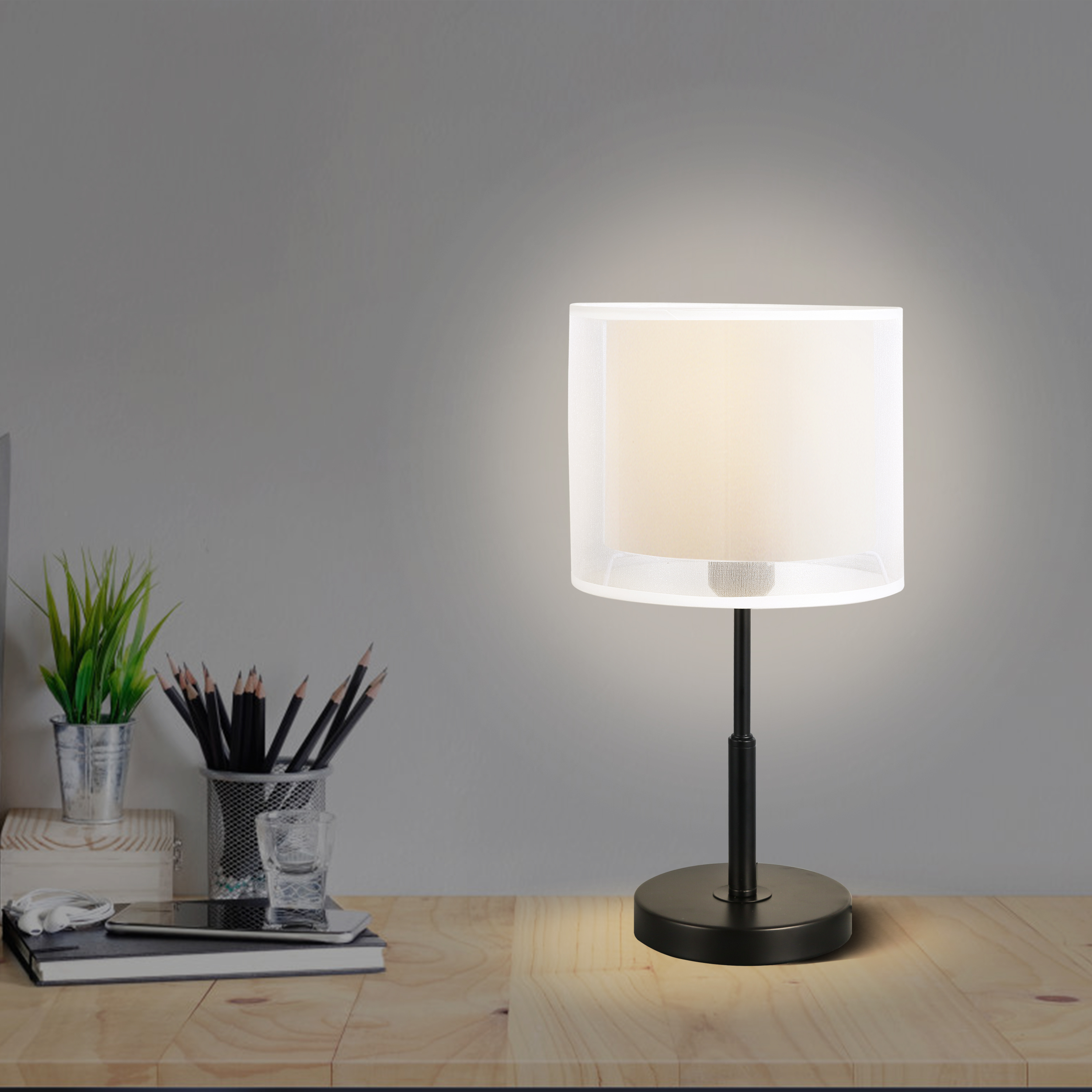Creative Simple Wall Light E27 Black Iron Bracket Livingroom Bedroom Home Lighting Wall Lamp · image 5