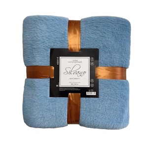 Manta de invierno de piel sintética de conejo de lujo reversible peluda y esponjosa súper cómoda al por mayor - Product Image 2