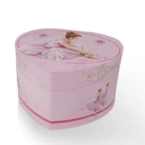 Scatola Musicale Personalizzata Ever Bright a Forma di Cuore con Ballerina in Legno a Manovella Vendita Calda - Product Image 4