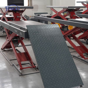 4/4. Tinggi angkat 5T 1680 + 450mm pengangkat gunting besar dengan kemampuan Penyelaras roda - Product Image 2