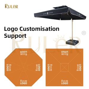 6x6M 7x7m Plaza exterior <span class=keywords><strong>Sombrilla</strong></span> comercial <span class=keywords><strong>gigante</strong></span> Sombrillas Jardín Patio <span class=keywords><strong>Sombrilla</strong></span> - Product Image 3