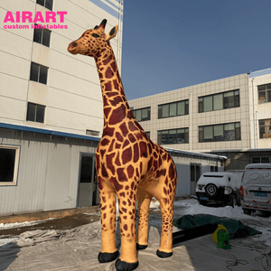 Jirafas Gigantes de <span class=keywords><strong>Peluche</strong></span>, Animales Inflables, Modelo de Mascota para Decoración de Festivales de Música, Animales de <span class=keywords><strong>Peluche</strong></span> de Jirafa - Product Image 1