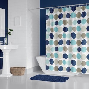 <span class=keywords><strong>Rideau</strong></span> de <span class=keywords><strong>douche</strong></span> imprimé du milieu du siècle avec crochet rétro décoratif <span class=keywords><strong>rideau</strong></span> de <span class=keywords><strong>douche</strong></span> à pois 3D pour salle de bain vente en gros - Product Image 6