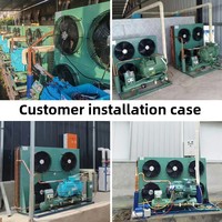 Personnalisé 15-25 ° Unité de condensation de refroidisseur d'air, adaptée aux ateliers de transformation de mangues, aux usines de fabrication et aux magasins d'alimentation