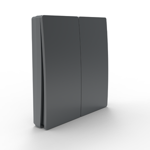 Aries Series S112GR Graphite 2 voies auto-alimenté/cinétique EU RF433 interrupteur sans fil interrupteur cinétique étanche pour la lumière/maison intelligente - Product Image 1