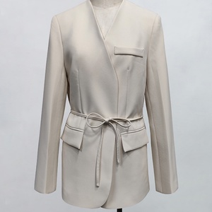 Robe Femme Personnalisée OEM/ODM de Haute Qualité, Nouvelle Collection 2025, Couleur Unie, Lacets, Style Décontracté Chic pour le Quotidien - Product Image 2