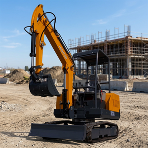 Miniexcavadora de 3 Toneladas con Pinza Hidráulica y Agarre para Trabajos de Desbroce de Terrenos Agrícolas y Eliminación de Tocones, Servicio OEM ODM - Product Image 1