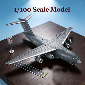 Modèle réduit à <span class=keywords><strong>l</strong></span>'échelle 1/100 <span class=keywords><strong>de</strong></span> <span class=keywords><strong>l</strong></span>'<span class=keywords><strong>avion</strong></span> <span class=keywords><strong>de</strong></span> <span class=keywords><strong>transport</strong></span> stratégique Yun-20, kit <span class=keywords><strong>de</strong></span> construction en plastique, <span class=keywords><strong>avion</strong></span> <span class=keywords><strong>de</strong></span> <span class=keywords><strong>l</strong></span>'<span class=keywords><strong>armée</strong></span> <span class=keywords><strong>de</strong></span> <span class=keywords><strong>l</strong></span>'<span class=keywords><strong>air</strong></span>, collection militaire, jouet - Product Image 4