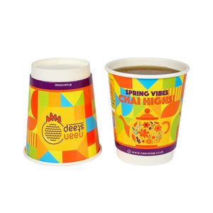Gobelets à café en papier personnalisés avec logo couleur, jetables, à double paroi, 8 oz, pour boissons chaudes, échantillon gratuit - Product Image 2