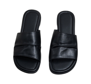 Zapatillas de cuero genuino para mujer, estilo urbano a la moda, parte superior de piel de vaca (2 cm) - Product Image 5