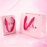 Sacs en papier d'emballage pour cadeaux de luxe, vente en gros de sacs en papier avec votre propre logo
