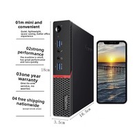 Mini PC M710Q pour le bureau à domicile et le jeu - Compatible Windows 7, petit ordinateur