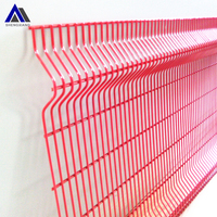 Sistema de Cerca de Acero Inoxidable 358 de Alta Seguridad Antiescalada, Tamaños y Colores Personalizados Disponibles, Postes Cuadrados/Redondos de 6 Pies, Galvanizado+PVC