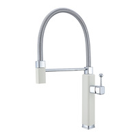 Weihao Évier de cuisine en acier inoxydable 304, plusieurs couleurs, mignon robinet de cuisine avec fonction cloche