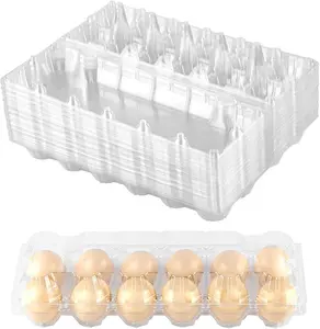 Blister en plastique Transparent pour emballage des œufs, boîte transparente, pour plateau à œufs, film en PET