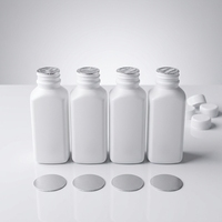 Bouteilles en PE avec doublure en aluminium à induction en deux parties