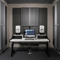Panneaux acoustiques ignifuges pour studio d'enregistrement professionnel Soundbox, traitement acoustique, insonorisation, absorption du son, décoration murale