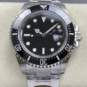 Reloj Mecánico de Lujo de la Mejor Calidad, Resistente al Agua, 43 mm, Fábrica QF, Acero 904L, Movimiento ETA 3235, 126600, Cerámica Negra, Reloj de Buceo - Product Image 1