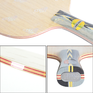 Raquette <span class=keywords><strong>de</strong></span> <span class=keywords><strong>tennis</strong></span> <span class=keywords><strong>de</strong></span> <span class=keywords><strong>table</strong></span> professionnelle DHS, lame droite et horizontale, protection, base en bois pur - Product Image 4