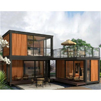 Maisons préfabriquées en panneaux sandwich MABIS-WOODCUBE M-B-1A pour usage résidentiel/villa/hôtel, garantie 1 an, fabriqué dans le Guangdong